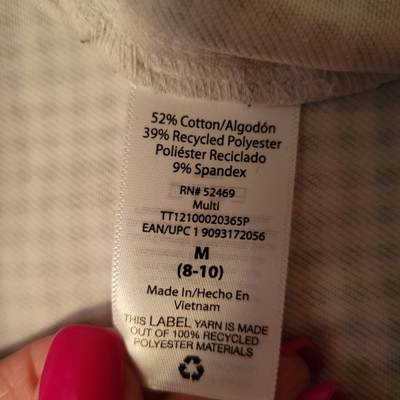 Black & White Checkered Capri Pants NWT - Picture 9 of 10